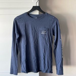 Vineyard Vines Long sleeve T-shirt Navy blue. Size X small